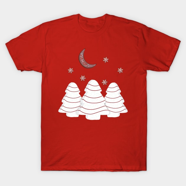 Christmas Tree Forest T-Shirt by mtucker9334